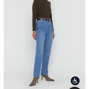 Oak and Fort High Waisted Tapered Jeans